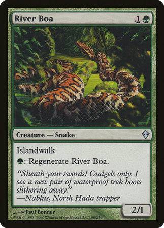 River Boa [Zendikar] - Destination Retro
