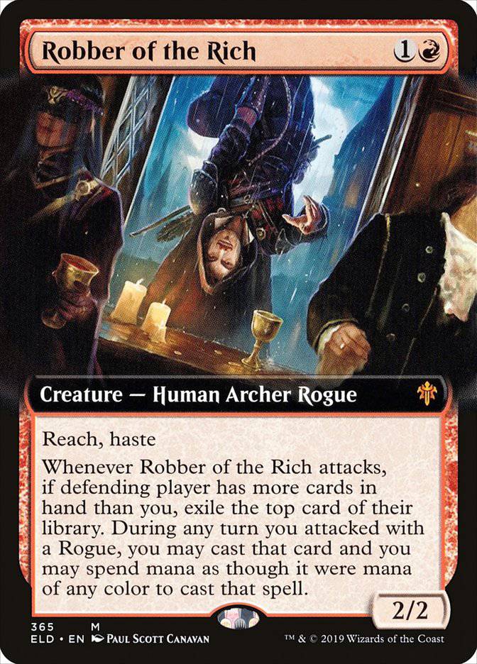 Robber of the Rich (Extended Art) [Throne of Eldraine] - Destination Retro