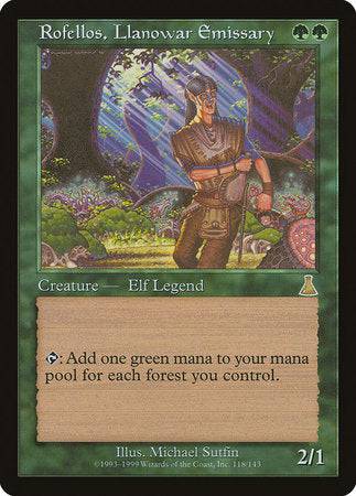 Rofellos, Llanowar Emissary [Urza's Destiny] - Destination Retro