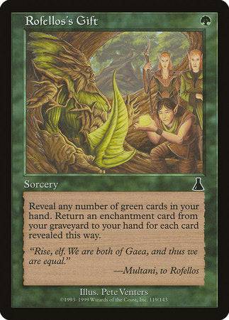 Rofellos's Gift [Urza's Destiny] - Destination Retro