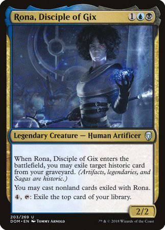 Rona, Disciple of Gix [Dominaria] - Destination Retro