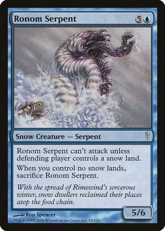 Ronom Serpent [Coldsnap] - Destination Retro