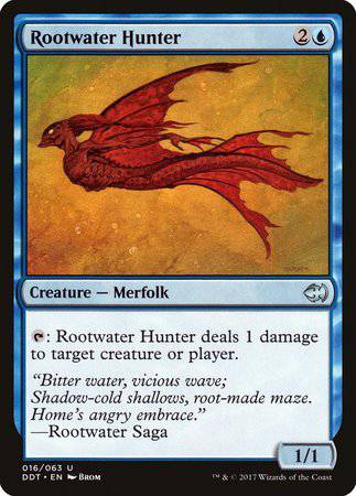 Rootwater Hunter [Duel Decks: Merfolk vs. Goblins] - Destination Retro