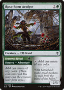 Rosethorn Acolyte // Seasonal Ritual [Throne of Eldraine] - Destination Retro