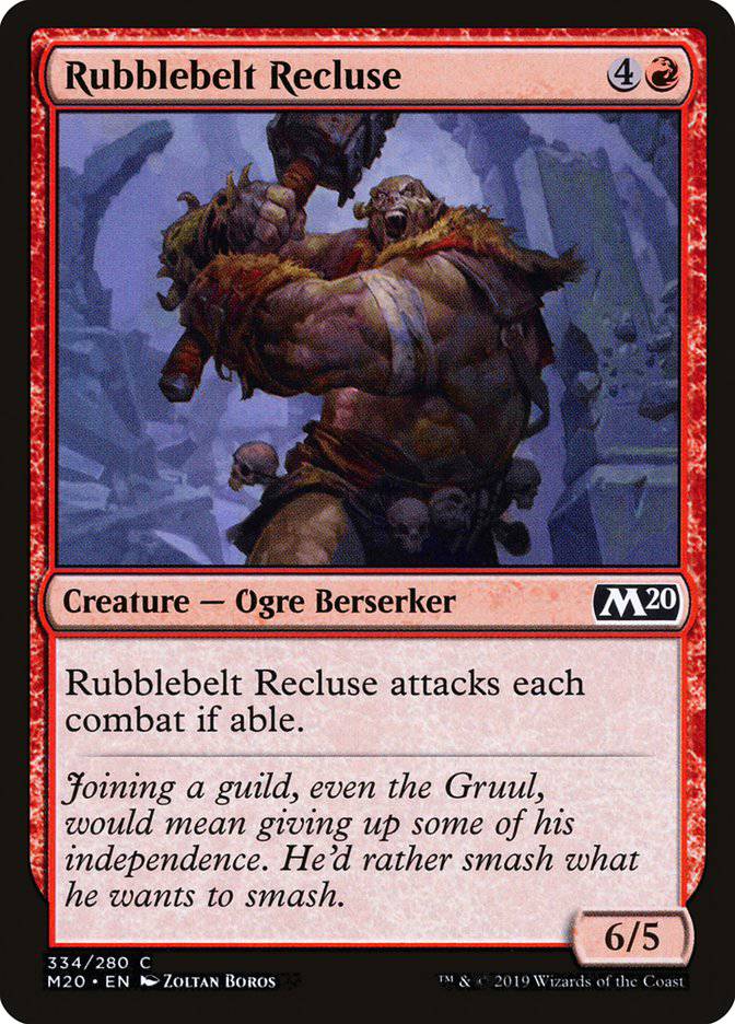 Rubblebelt Recluse [Core Set 2020] - Destination Retro
