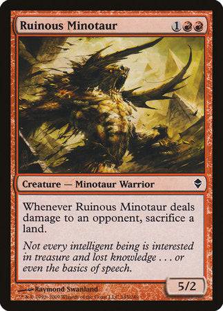 Ruinous Minotaur [Zendikar] - Destination Retro