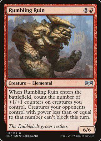 Rumbling Ruin [Ravnica Allegiance] - Destination Retro