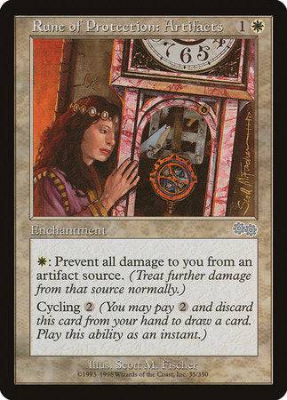 Rune of Protection: Artifacts [Urza's Saga] - Destination Retro
