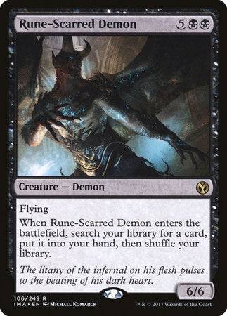 Rune-Scarred Demon [Iconic Masters] - Destination Retro
