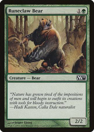 Runeclaw Bear [Magic 2011] - Destination Retro
