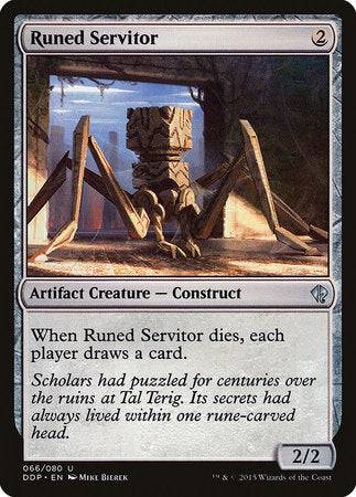 Runed Servitor [Duel Decks: Zendikar vs. Eldrazi] - Destination Retro
