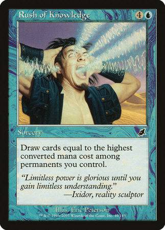 Rush of Knowledge [Scourge] - Destination Retro