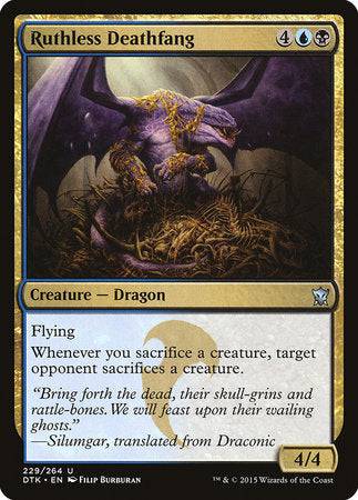Ruthless Deathfang [Dragons of Tarkir] - Destination Retro