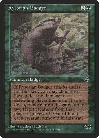 Rysorian Badger [Homelands] - Destination Retro