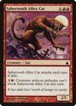 Sabertooth Alley Cat [Ravnica: City of Guilds] - Destination Retro