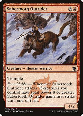 Sabertooth Outrider [Dragons of Tarkir] - Destination Retro