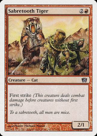 Sabretooth Tiger [Eighth Edition] - Destination Retro