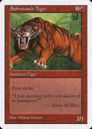 Sabretooth Tiger [Fifth Edition] - Destination Retro