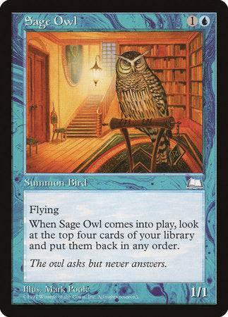 Sage Owl [Weatherlight] - Destination Retro