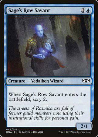 Sage's Row Savant [Ravnica Allegiance] - Destination Retro