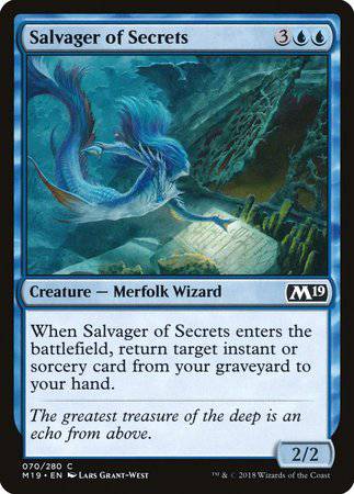 Salvager of Secrets [Core Set 2019] - Destination Retro