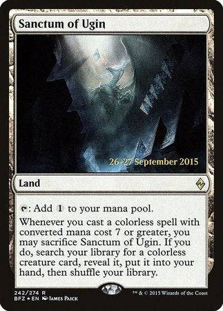Sanctum of Ugin [Battle for Zendikar Promos] - Destination Retro
