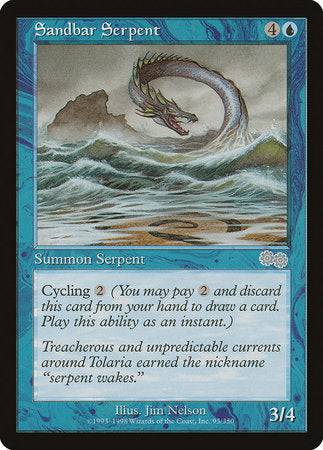 Sandbar Serpent [Urza's Saga] - Destination Retro