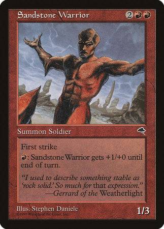 Sandstone Warrior [Tempest] - Destination Retro