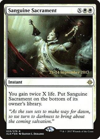 Sanguine Sacrament [Ixalan Promos] - Destination Retro