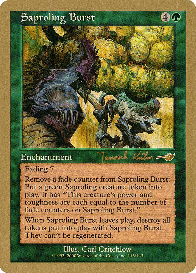 Saproling Burst (Janosch Kuhn) [World Championship Decks 2000] - Destination Retro