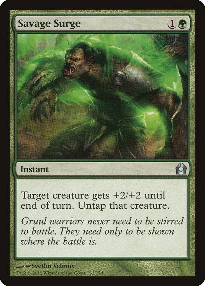Savage Surge [Return to Ravnica] - Destination Retro