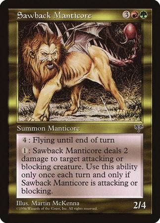 Sawback Manticore [Mirage] - Destination Retro