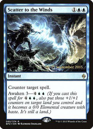 Scatter to the Winds [Battle for Zendikar Promos] - Destination Retro