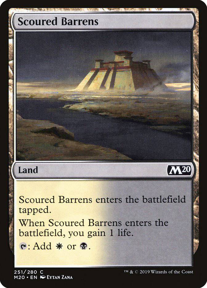 Scoured Barrens [Core Set 2020] - Destination Retro