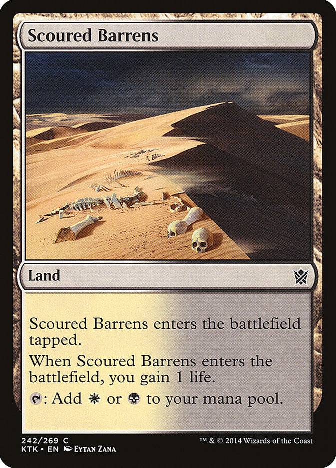 Scoured Barrens [Khans of Tarkir] - Destination Retro