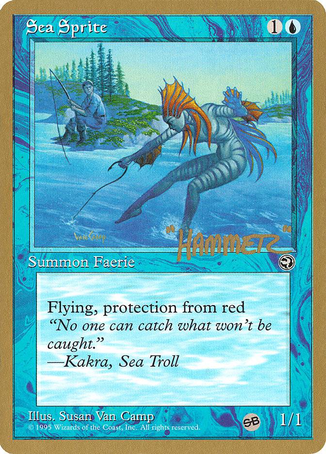 Sea Sprite (Shawn "Hammer" Regnier) (SB) [Pro Tour Collector Set] - Destination Retro