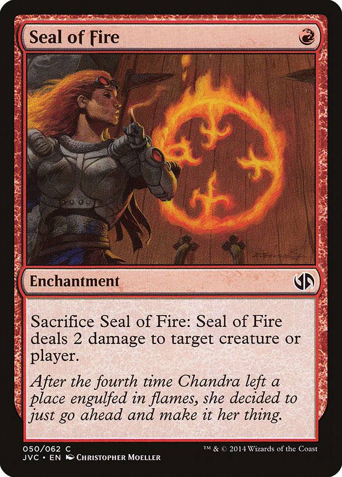 Seal of Fire [Duel Decks Anthology] - Destination Retro