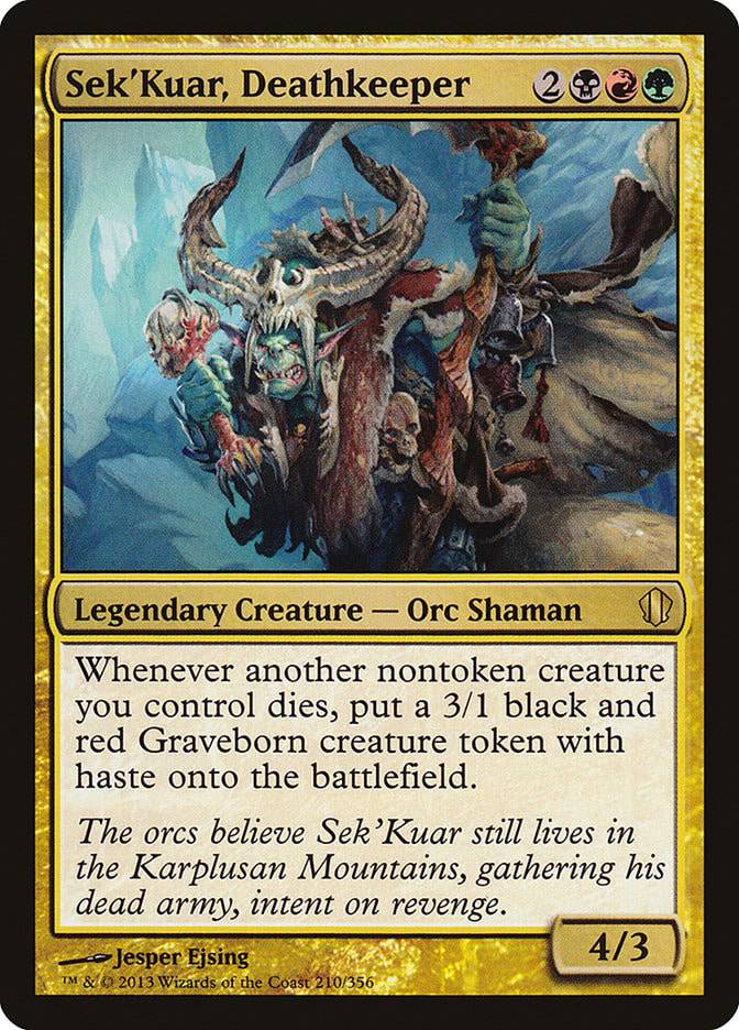 Sek'Kuar, Deathkeeper [Commander 2013] - Destination Retro