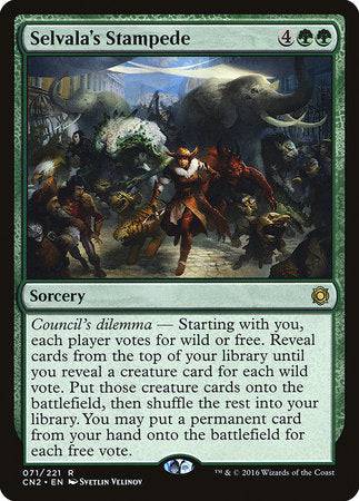 Selvala's Stampede [Conspiracy: Take the Crown] - Destination Retro