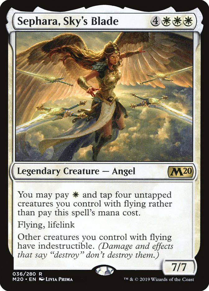 Sephara, Sky's Blade [Core Set 2020] - Destination Retro