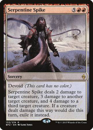 Serpentine Spike [Battle for Zendikar] - Destination Retro