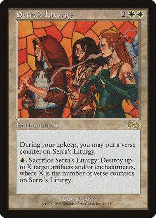 Serra's Liturgy [Urza's Saga] - Destination Retro