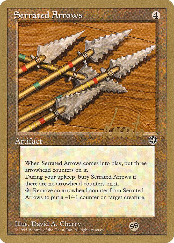 Serrated Arrows (Michael Loconto) (SB) [Pro Tour Collector Set] - Destination Retro