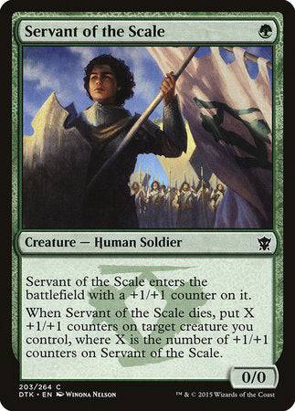 Servant of the Scale [Dragons of Tarkir] - Destination Retro