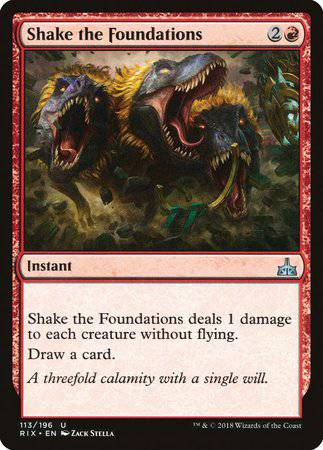 Shake the Foundations [Rivals of Ixalan] - Destination Retro