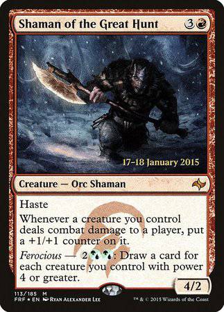 Shaman of the Great Hunt [Fate Reforged Promos] - Destination Retro