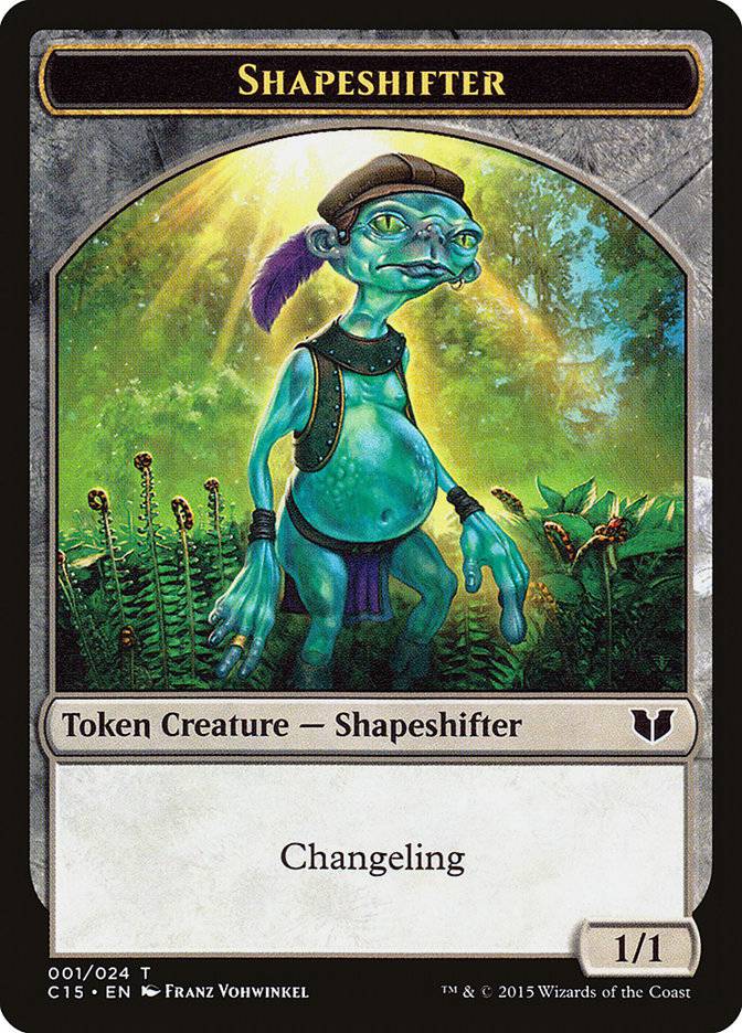 Shapeshifter // Shapeshifter Double-Sided Token [Commander 2015 Tokens] - Destination Retro