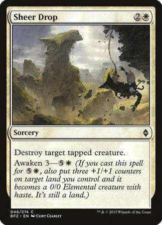 Sheer Drop [Battle for Zendikar] - Destination Retro