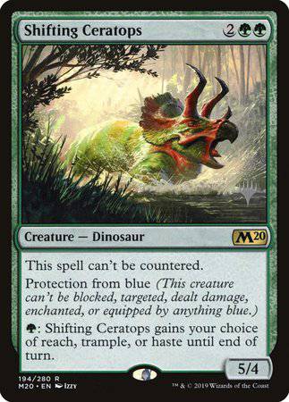 Shifting Ceratops [Core Set 2020 Promos] - Destination Retro