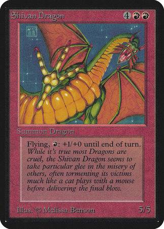 Shivan Dragon [Limited Edition Alpha] - Destination Retro